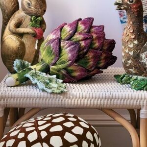 John Derain Decorative Artichoke Accent Pillow